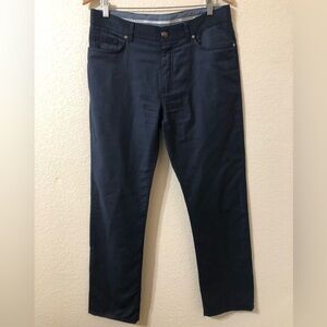 Ermenegildo Zegna Blue Gray Wool Dress Pants - Size 34